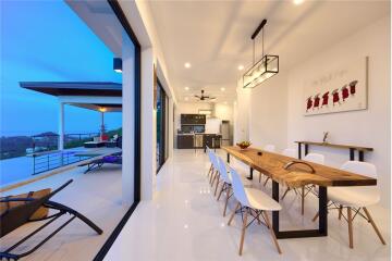 Modern style 4 bed sea view villa in Mae Nam - 920121059-15