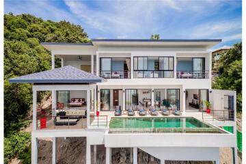 Modern style 4 bed sea view villa in Mae Nam - 920121059-15
