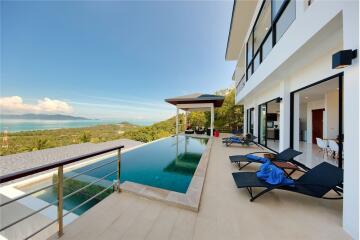 Modern style 4 bed sea view villa in Mae Nam - 920121059-15