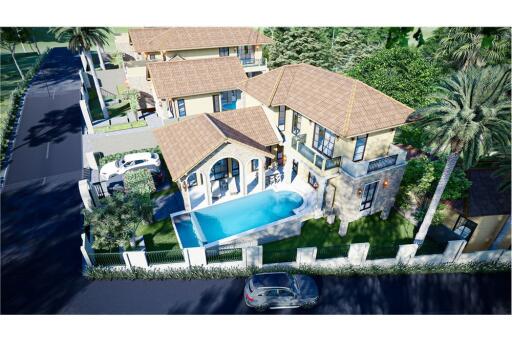 ***FOR SALE *** Great Location Tuscan Designed Pool Villa in Lamai