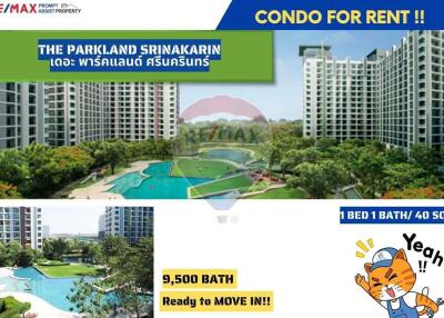 #Condo for Rent!!! "The Parkland Srinakarin" - 920441010-19