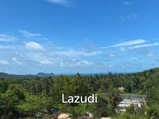 Idyllic 4 Rai Land with Partial Sea View - Just 2 Minutes from the Main Road