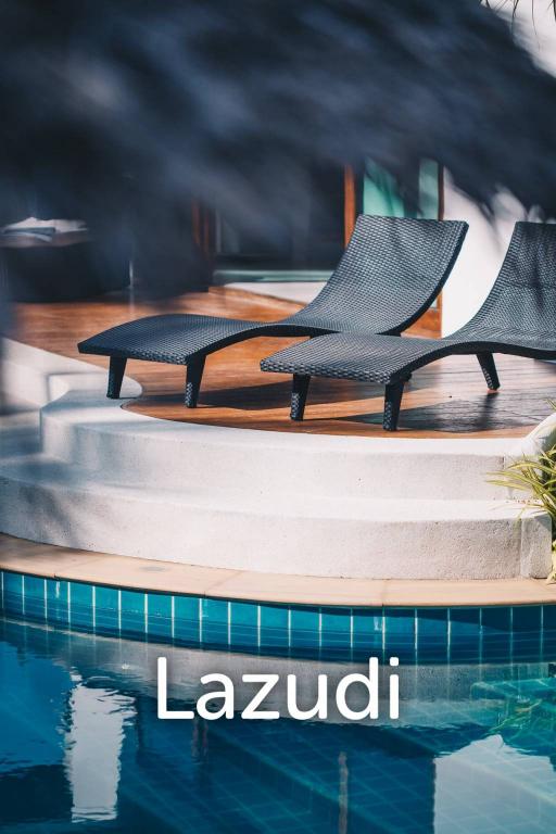 Luxury Living: A Grand 3-Bedroom Lagoon Pool Villa with Annex