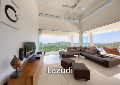 Panoramic Seaview and Mountain View Villa in Bophut