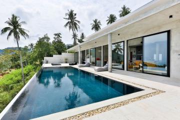 3 bedrooms pool villa with an amazing sea-view in Chaweng Noi