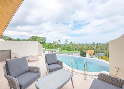 2 bedrooms sea view villa for sale Chaweng Noi