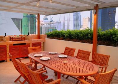 For Sale penthouse with roof garden 2 bedroom plus office room condo in Nana area