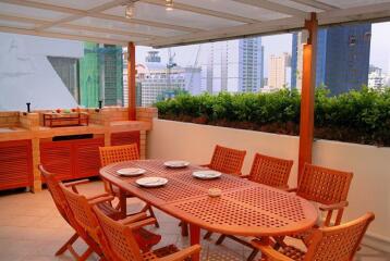For Sale penthouse with roof garden 2 bedroom plus office room condo in Nana area