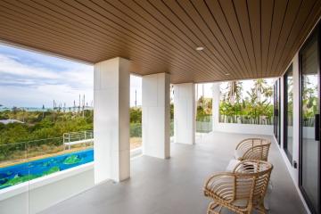 New sea-view villa for sale with sea view only 5 walk to fisherman village Bophut