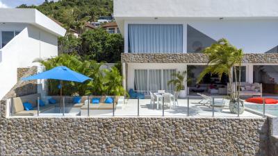 4 bedrooms sea-view villa for sale in Bophut hill