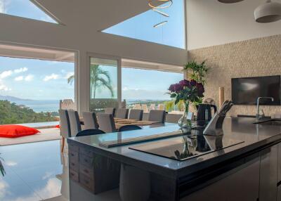 4 bedrooms sea-view villa for sale in Bophut hill