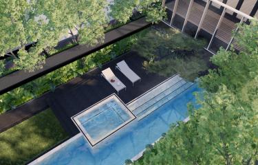 High-end property for sale in Bangkok with private pool and lift in the Yen Akard area