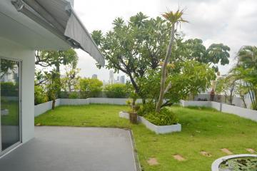 3-bedroom condo for sale with private garden in Phromphong