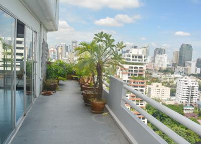 3-bedroom condo for sale with private garden in Phromphong