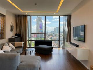 2-bedroom modern condo for sale 200m from BTS Surasak