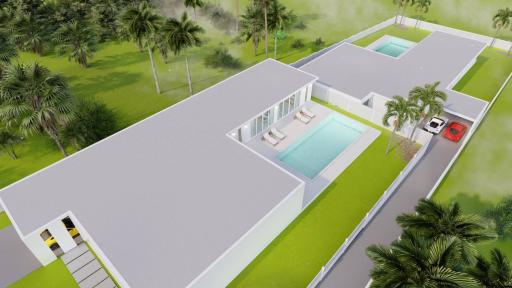 New Development - Modern Pool Villas on Palm Hill Golf Course