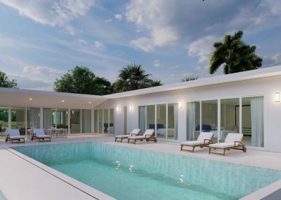 New Development - Modern Pool Villas on Palm Hill Golf Course