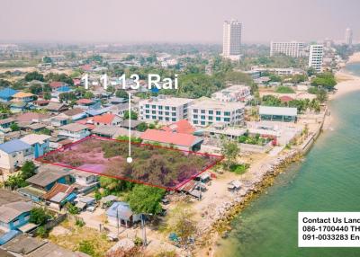 Absolute Beachfront Land Close to the Novotel in Cha Am