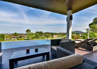 3 Bed Pool Villa with Sea and Mountain Views