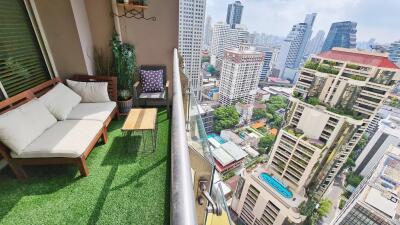 2-bedroom high floor condo for sale 400m from BTS Asoke