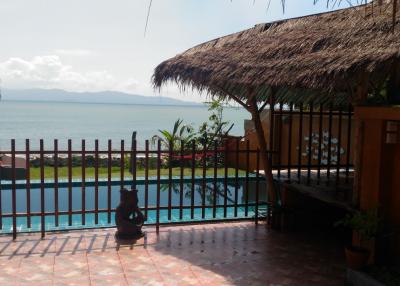 Unique beachfront pool house for sale in Koh Phangan