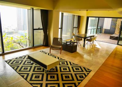 3-bedroom condo with large private terrace for sale in Sathorn