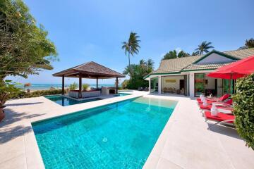 Amazing beachfront pool villa for sale fun Hua Thanon