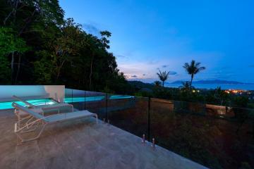 Stunning seaview pool villa in Bophut hills