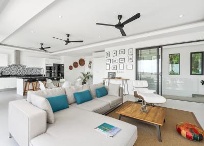 modern 3 bedrooms sea-view villa for sale in Bophut