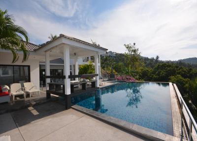 Sea view pool villa for sale in Bophut