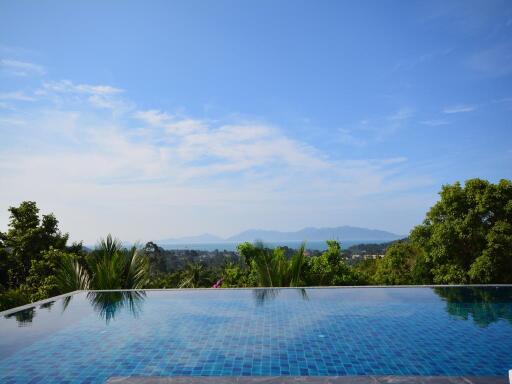 Sea view pool villa for sale in Bophut