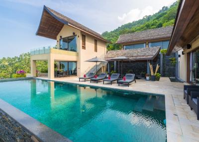 Amazing sea views pool villa for sale in Chaweng