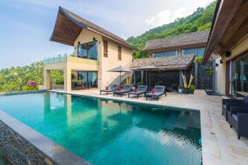 Amazing sea views pool villa for sale in Chaweng