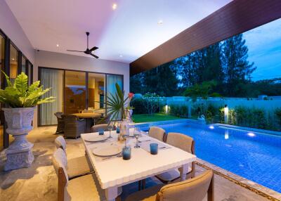 New luxury pool villas development near the Black Mountain Golf course, in the north of Hua Hin