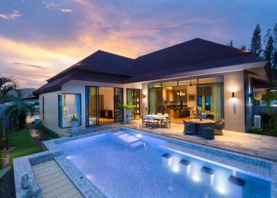 New luxury pool villas development near the Black Mountain Golf course, in the north of Hua Hin
