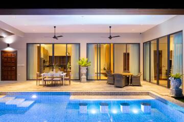 New luxury pool villas development near the Black Mountain Golf course, in the north of Hua Hin