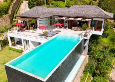 Beautiful villa with amazing views for sale in Bophut