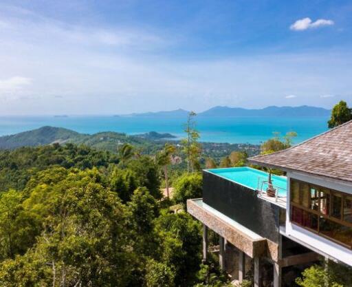 Beautiful villa with amazing views for sale in Bophut
