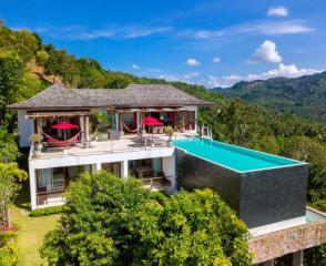 Beautiful villa with amazing views for sale in Bophut