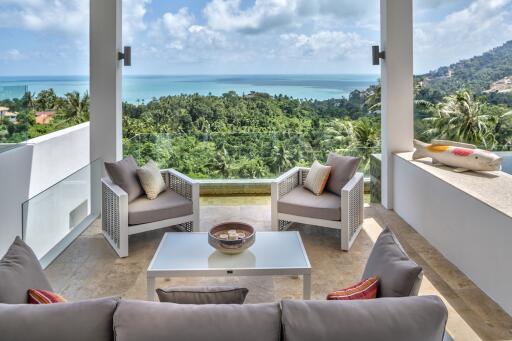 Stunning sea-view villa for sale on Chaweng hill