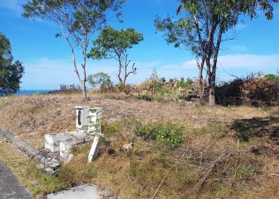 3 sea view plots for sale between Choeng Mon and Chaweng