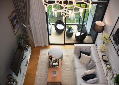 Brand new 1-bedroom duplex in the Phromphong area