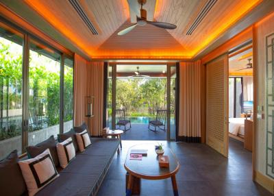 Pool villa for sale in a residence on beautiful Natai Beach