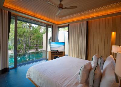 Pool villa for sale in a residence on beautiful Natai Beach