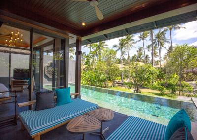Pool villa for sale in a residence on beautiful Natai Beach