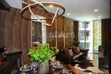 2-bedroom contemporary designed condo only 700m from BTS Phromphong