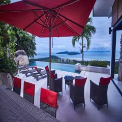 Amazing 4 bedrooms villa with one of the best Seaview of Koh Samui