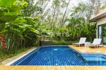 Tropical style villa located in a quiet area close to the Nai Harn Beach