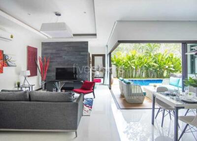 Tropical style villa located in a quiet area close to the Nai Harn Beach