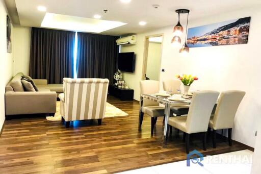 The Peak Towers Condominium on Pratumnak hill 2 bedroom 92 sq.m. Sea view